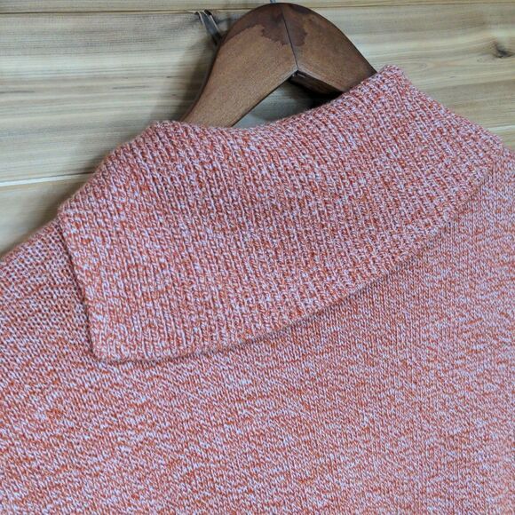 CAbi #3011 Foldover Pullover Sweater in Turmeric Fleck size Small - Picture 5 of 10